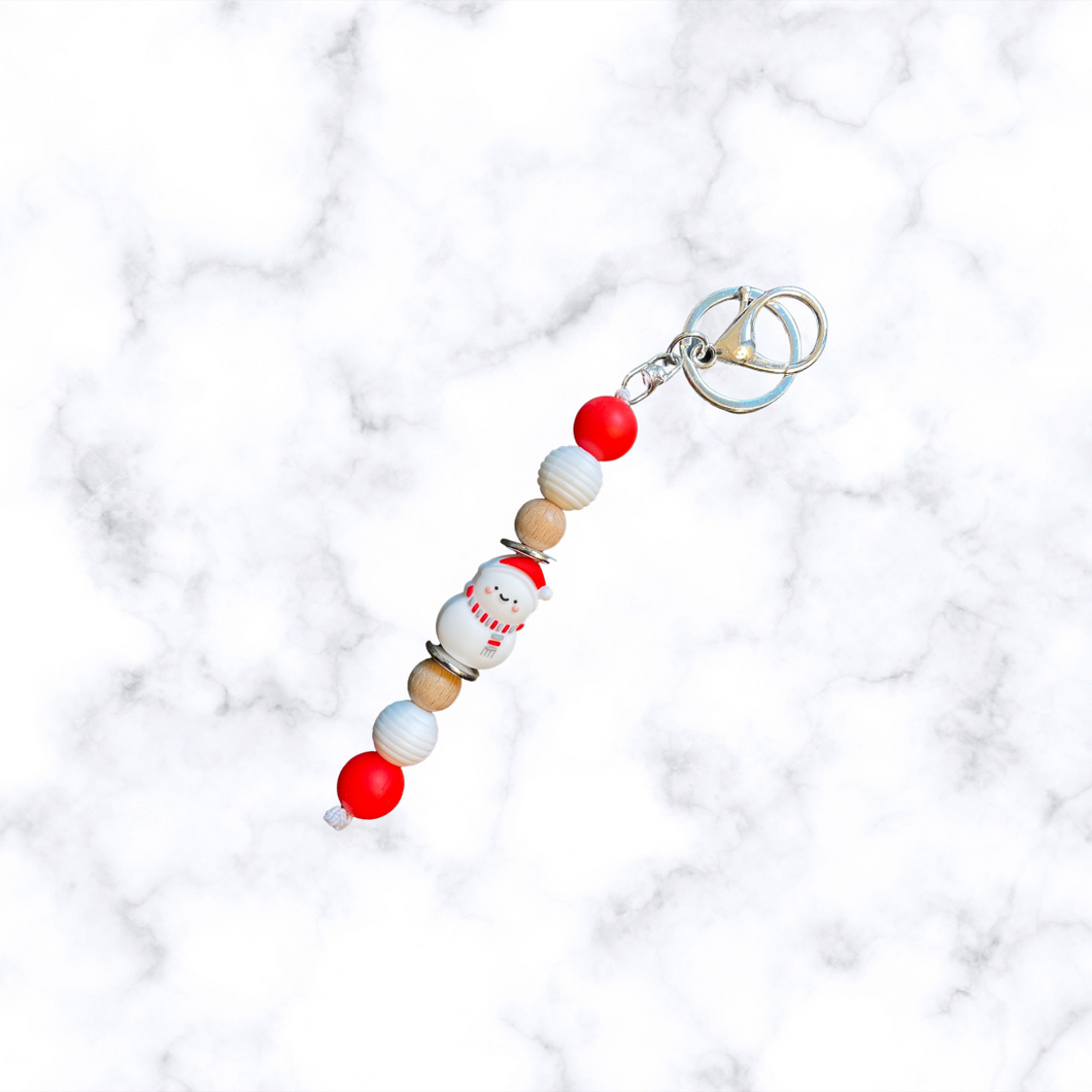 Snowman Fidget Keychain