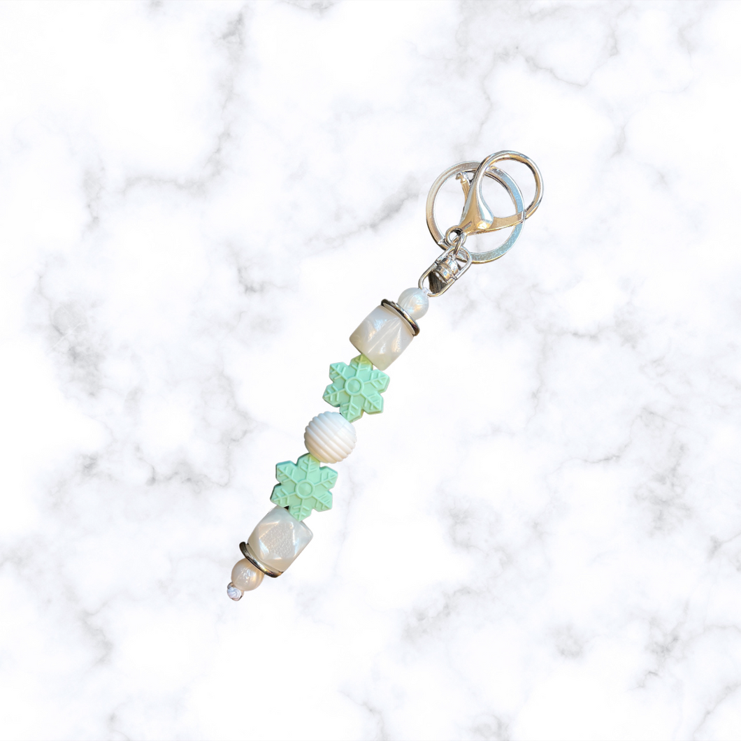 Snowflake Fidget Keychain